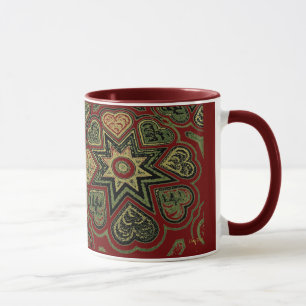 "Rustic Hearts" Mugg