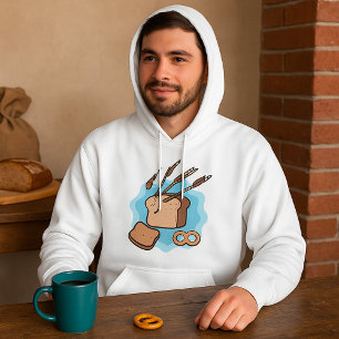 Rustic Hel Grain Bread Farmhouse Food Hoodie
