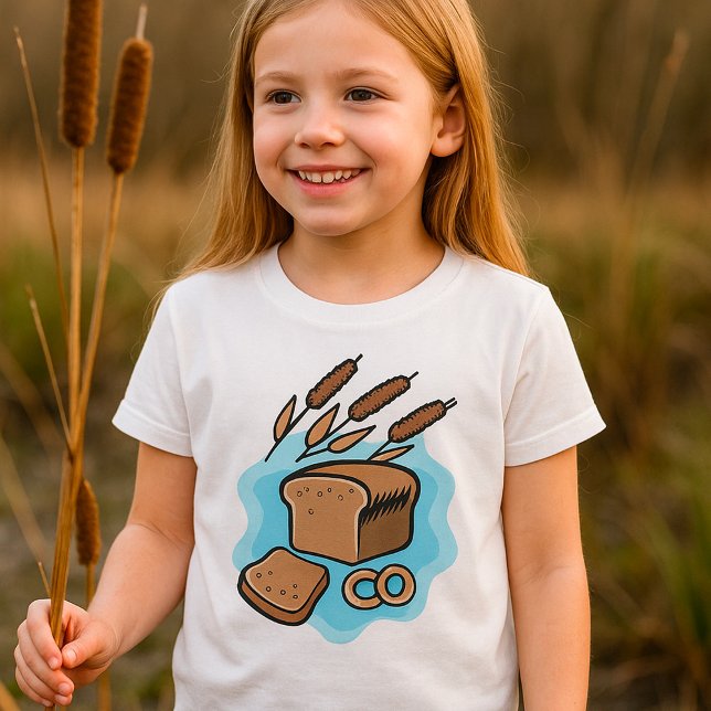 Rustic Hel Grain Bread Farmhouse Food T Shirt (Skapare uppladdad)