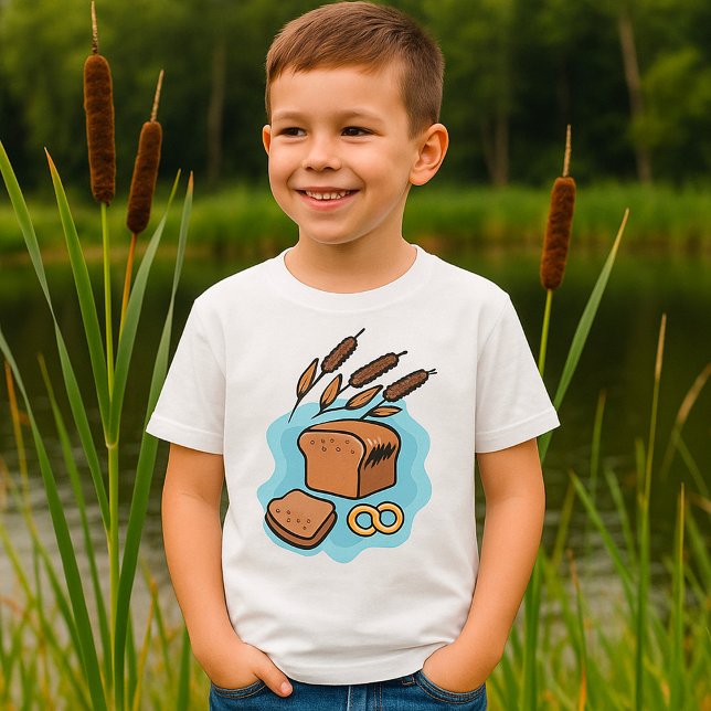Rustic Hel Grain Bread Farmhouse Food T Shirt (Skapare uppladdad)
