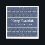 Rustic Helgdag Blue White Menorah Hanukkah Pappersservett<br><div class="desc">Rustic Helgdag Blue White Menorah Hanukkah Party Napkins - perfekt för vilken natt som helst av Hanukkah!</div>