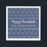 Rustic Helgdag Blue White Menorah Hanukkah Pappersservett<br><div class="desc">Rustic Helgdag Blue White Menorah Hanukkah Party Napkins - perfekt för vilken natt som helst av Hanukkah!</div>