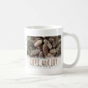 Rustic Helgdag och Joy Gräs Cone Kaffemugg