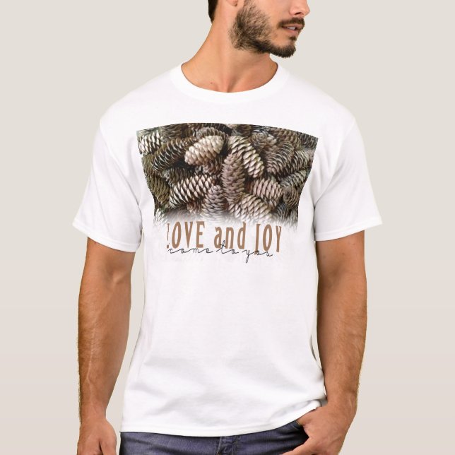 Rustic Helgdag och Joy Gräs Cone T Shirt (Framsida)