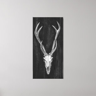 Rustic Hjort Animal Head Canvastryck