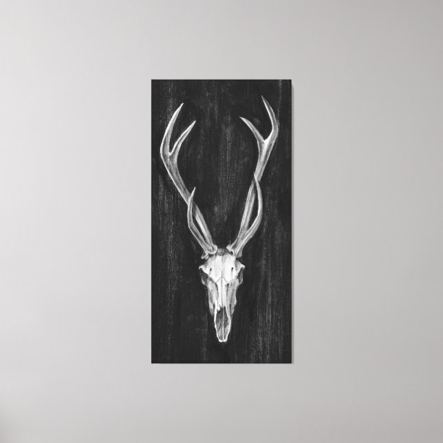 Rustic Hjort Animal Head Canvastryck (Framsida)