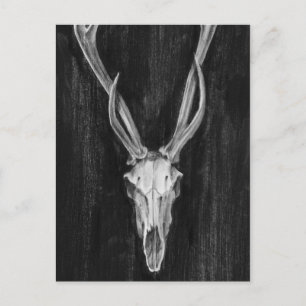 Rustic Hjort Animal Head Vykort
