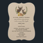 Rustic Hjort Bröllop - Orange Blommigt Inbjudningar<br><div class="desc">En bröllopsinbjudan med en illustration av orange och gula blommor och grönt arrangerad kring en bucks och doe . Anpassa texten med information om tillfälle. Det är från brudens föräldrar.</div>