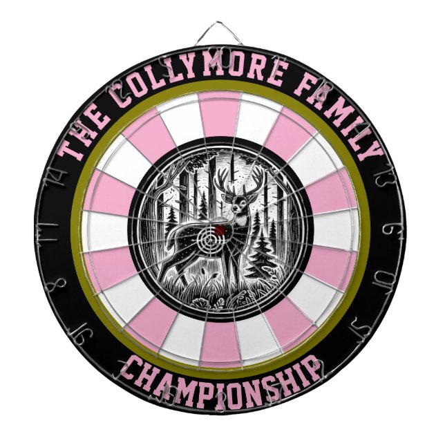 Rustic Hjort Target Wall Art Darttavla (Framsidan)