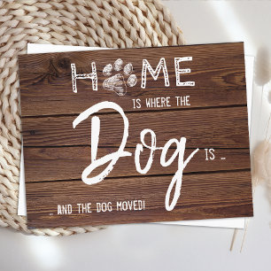 Rustic Home är där Hund är sällskapsdjurens Flytta Meddelande