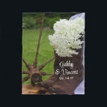 Rustic Hydrangea och Cowboy Boots Westerna Bröllop Fleecefilt<br><div class="desc">Anpassa den charmerande Rustic Hydrangea och Cowboy Boots Land Westerna Bröllop Fleece Blanket med namn på briden och brudgummen och ceremonin i giftermål. Den här mjuka och glansfulla anpassningsbarna stil har ett fyrkantsfoto med blommigt av ett par bruncowboystövlar fyllda med en bukett av vita blommar för vattenblommor och vit möhippa...</div>
