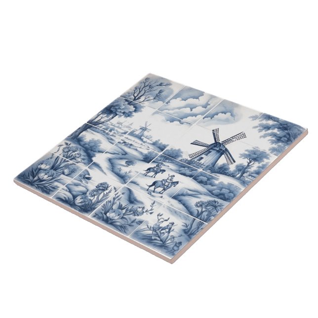 Rustic Indigo Tiles of Countryside Kakelplatta (Sidan)