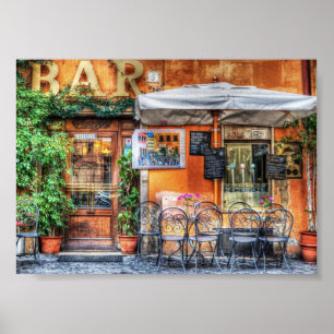Rustic Italienska Pub Poster