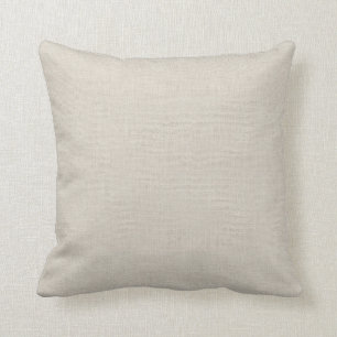 Rustic Ivory Faux Burlap accent Pillow Kudde