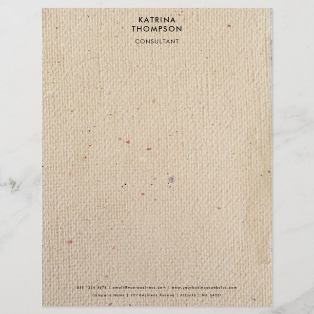 Rustic Ivory Papper Minimalist Business Corporate (Framsida)