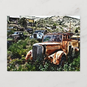 Rustic Jerome, Arizona Vykort