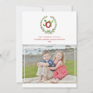 Rustic Joy Wandec   2014 Helgdag Photo Hälsning Julkort