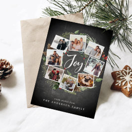 Rustic Joy Wandec | Multifoto Collage-jul Julkort