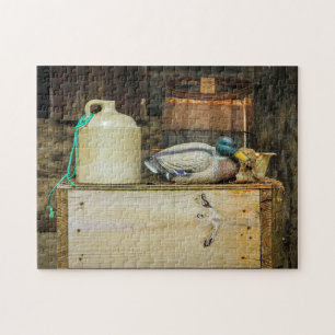 Rustic Jug Anka Decoy Photo Pussel