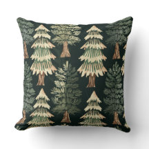 Rustic jul Evergreen Träd