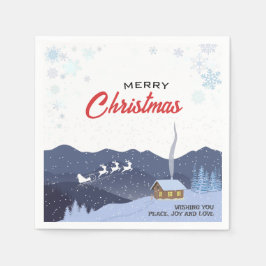 Rustic jul | GOTT NYTT ÅR | Santa gift Pappersservett