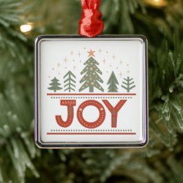Rustic jul Joy Julgransprydnad Metall