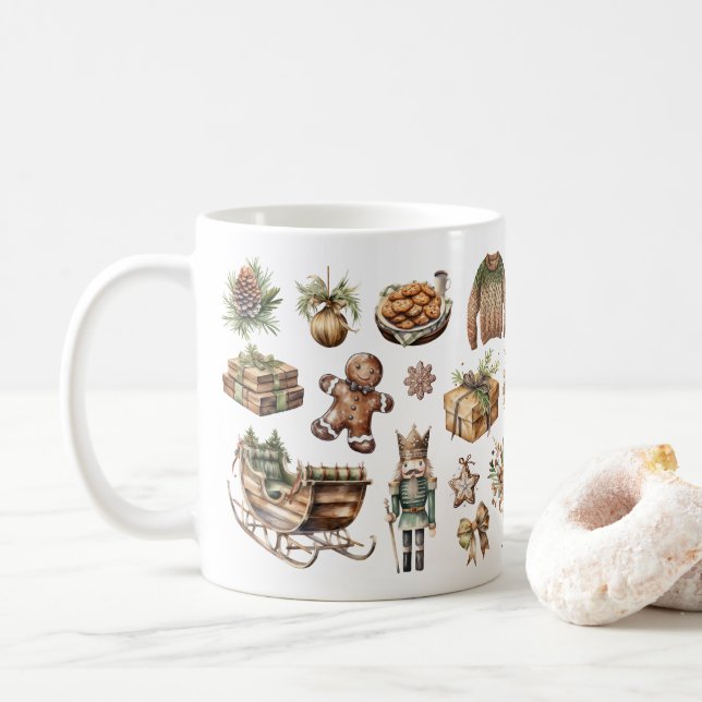 Rustic jul Jubilee Mugg (Med munk)