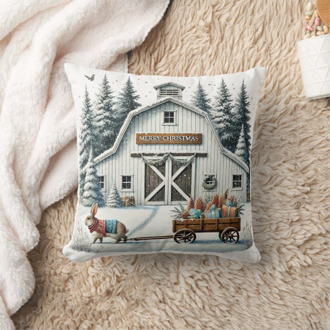 Rustic jul kudde (Filt)