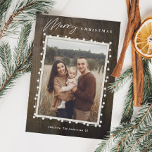 Rustic jul Ljus Photo