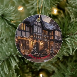 Rustic jul Magic Julgransprydnad Keramik