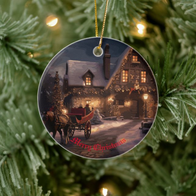 Rustic jul Magic Julgransprydnad Keramik (Träd)