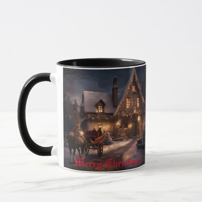 Rustic jul Magic Mugg (Vänster)