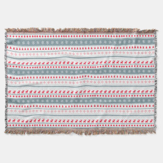 Rustic jul Nordic inspirerad Filt