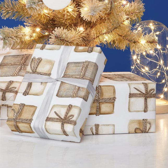 Rustic jul presentpapper (Helgdagar)