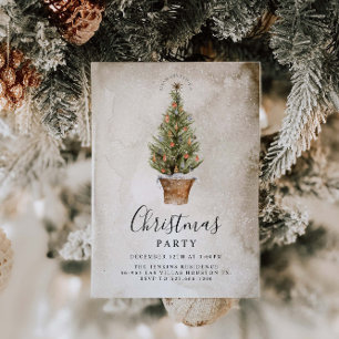 Rustic Julfest-inbjudan Inbjudningar