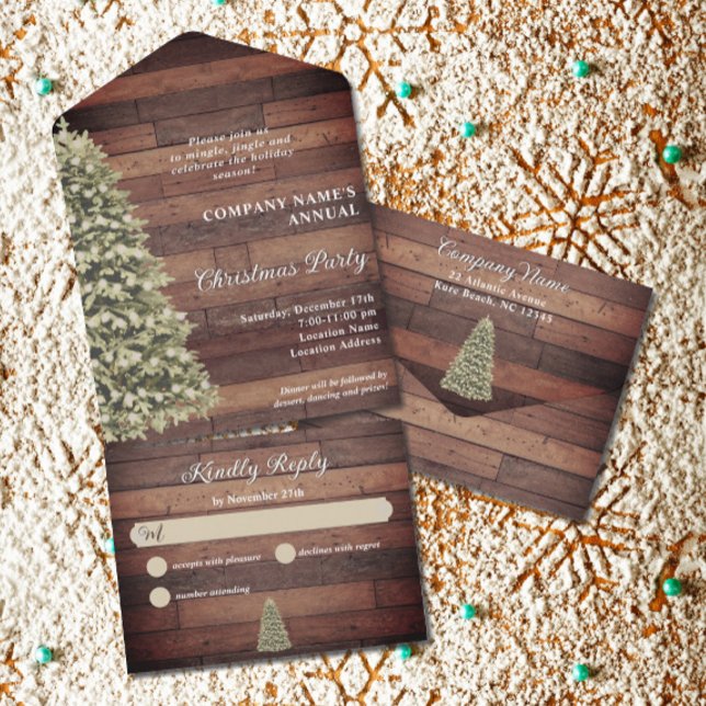 Rustic Julgran Company Julfest (Skapare uppladdad)