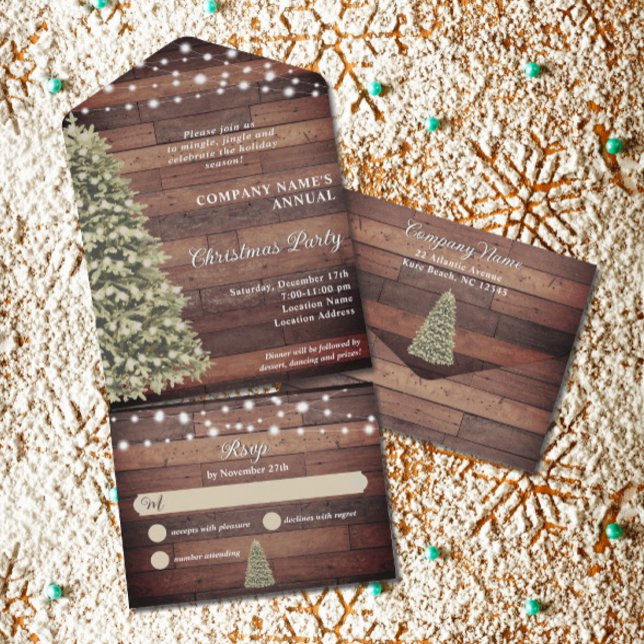 Rustic Julgran String Ljus Company Party (Skapare uppladdad)