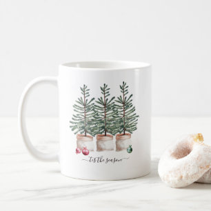 Rustic Julgranar är säsongen Kaffemugg