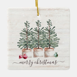 Rustic Julgranar God jul Julgransprydnad Keramik