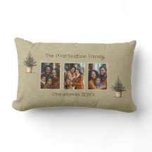 Rustic Julgranar Three Photo Personlig