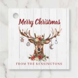 Rustic julpryder | Trä Gåvor Etiketter