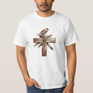 Rustic Kor med krona på torgen T Shirt