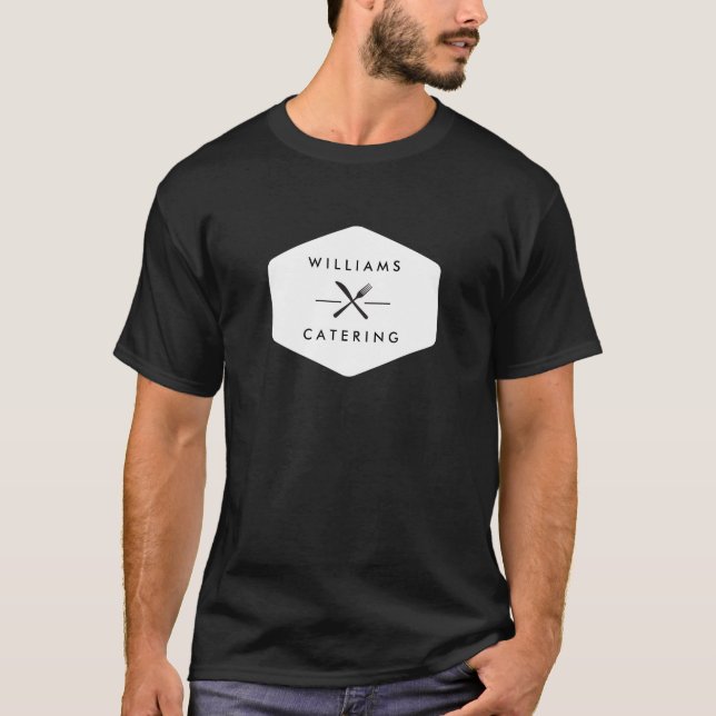 Rustic korsformig Knivar Logotyp II T Shirt (Framsida)