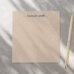 Rustic Kraft Anteckningsblock<br><div class="desc">Rustic Kraft-Anteckningsblocket. Faux-kraftbildsbakgrund</div>