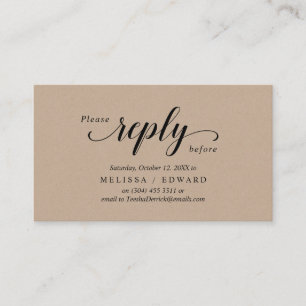 Rustic Kraft, Black Script, OSA Response Tilläggskort