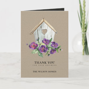 RUSTIC KRAFT BLOMMIGT BIRDHOUSE REALTOR REAL GODS TACK KORT