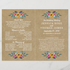 Rustic Kraft Blommigt Wandeans Bröllop Samling