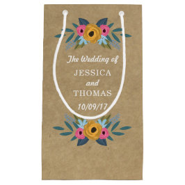 Rustic Kraft Blommigt Wandeans Bröllop Samling