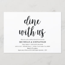 Rustic Kraft Bröllop Rehearsal Dinner Inbjudan