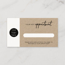 Rustic Kraft Business Nästa avtalskort